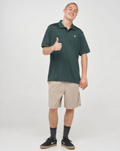 Load image into Gallery viewer, The Mad Hueys Parallel Hueys Active SS Polo - Pine Green
