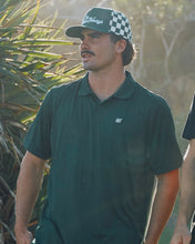 Load image into Gallery viewer, The Mad Hueys Parallel Hueys Active SS Polo - Pine Green
