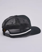 Load image into Gallery viewer, The Mad Hueys Checker Hueys Twill Trucker - Black
