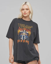 Load image into Gallery viewer, The Mad Hueys Bad to The Bone Womens Oversized Tee - Washed Black
