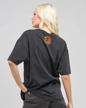Load image into Gallery viewer, The Mad Hueys Bad to The Bone Womens Oversized Tee - Washed Black
