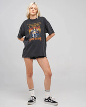 Load image into Gallery viewer, The Mad Hueys Bad to The Bone Womens Oversized Tee - Washed Black
