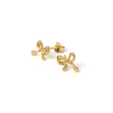 Load image into Gallery viewer, Arms Of Eve Bowie Gold Stud Earrings
