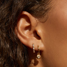 Load image into Gallery viewer, Arms Of Eve Crushed Birthstone Earrings - April
