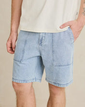 Load image into Gallery viewer, Rhythm Worn Path Denim Short - Light Blue

