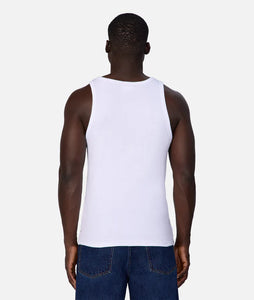 Industrie The Brando Ribbed Singlet - White