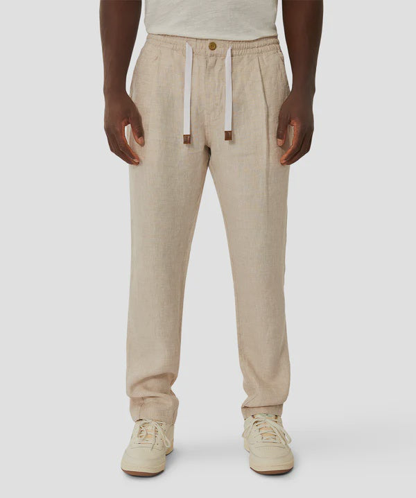 Industrie The Capri Linen Pant - YD Wheat