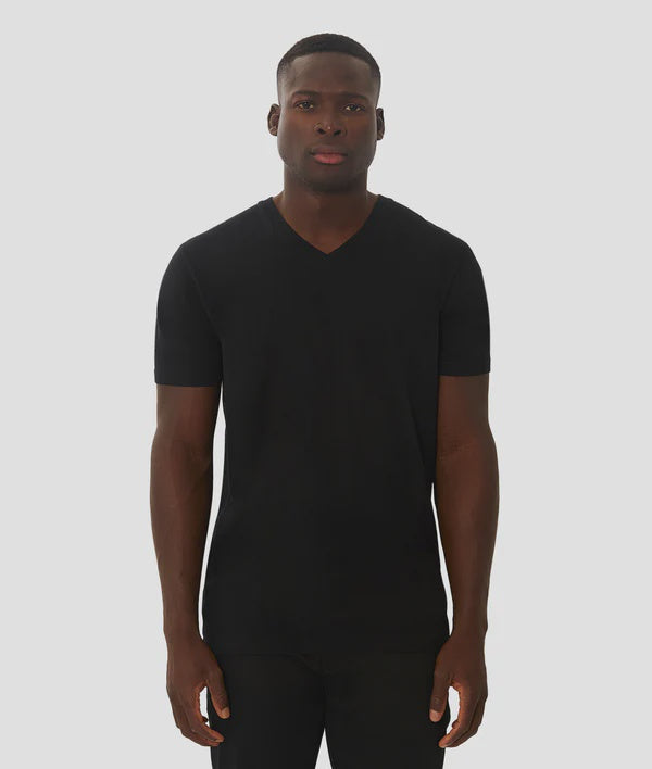 Industrie The New Basic Vee Tee - Black