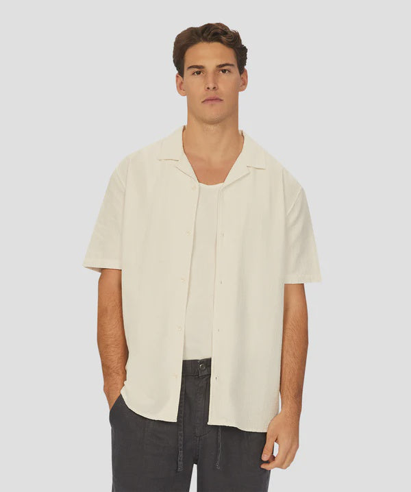 Industrie The Viana S/S Shirt - Cream