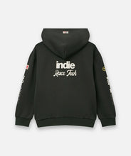 Load image into Gallery viewer, Indie Kids The Race Tech Hoodie (2-12) - Obsidian
