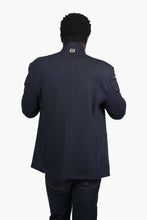 Load image into Gallery viewer, James Harper Viscose Poly Elastane Knit Comfort Jacket - Navy
