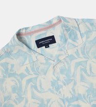 Load image into Gallery viewer, James Harper S/S Cuban Collar Shirt - Mist
