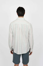 Load image into Gallery viewer, James Harper Longsleeve Faded Stripe - Faded Pink
