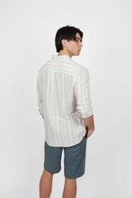Load image into Gallery viewer, James Harper Longsleeve Faded Stripe - Faded Pink
