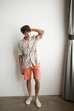 Load image into Gallery viewer, James Harper Havanna Cuban Collar Linen Shirt - Mocha
