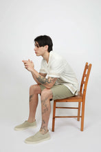Load image into Gallery viewer, James Harper Aztec Embrodied Cotton Shirt - Natural
