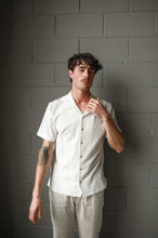 Load image into Gallery viewer, James Harper Fancy Knit Shirt - Natural
