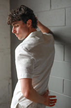 Load image into Gallery viewer, James Harper Fancy Knit Shirt - Natural
