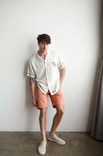 Load image into Gallery viewer, James Harper Rodeo Cuban Collar Linen Shirt - White

