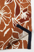 Load image into Gallery viewer, James Harper Rhodes Short-Sleeved shirt - Mocha Floral

