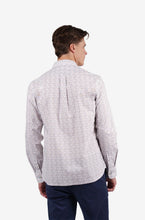 Load image into Gallery viewer, James Harper L/S Peached Geo print Shirt - Sand
