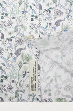 Load image into Gallery viewer, James Harper Long Sleeve Peached Cotton Poplin Shirt - Floral Sea
