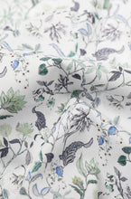 Load image into Gallery viewer, James Harper Long Sleeve Peached Cotton Poplin Shirt - Floral Sea
