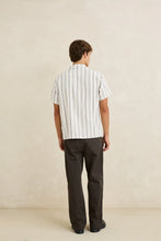 Load image into Gallery viewer, Rhythm Turkish Stripe S/S Shirt - Natural
