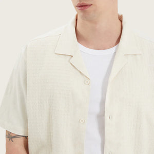 Kiss Chacey Hutton Resort Shirt - Oatmeal