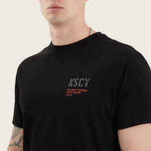 Load image into Gallery viewer, Kiss Chacey Pleso Dual Curved Tee - Anthracite Black
