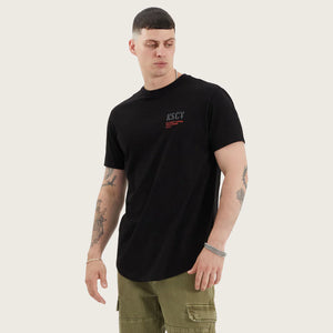 Kiss Chacey Pleso Dual Curved Tee - Anthracite Black