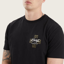 Load image into Gallery viewer, Kiss Chacey Lent Dual Curved Tee - Jet Black
