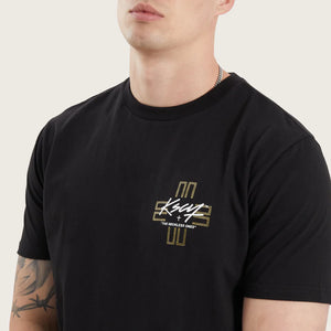 Kiss Chacey Lent Dual Curved Tee - Jet Black