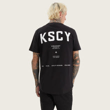 Load image into Gallery viewer, Kiss Chacey Pirton Dual Curved Tee - Jet Black
