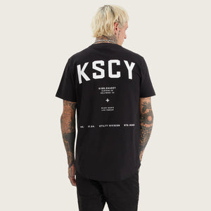 Kiss Chacey Pirton Dual Curved Tee - Jet Black