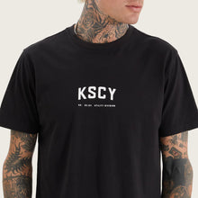 Load image into Gallery viewer, Kiss Chacey Pirton Dual Curved Tee - Jet Black
