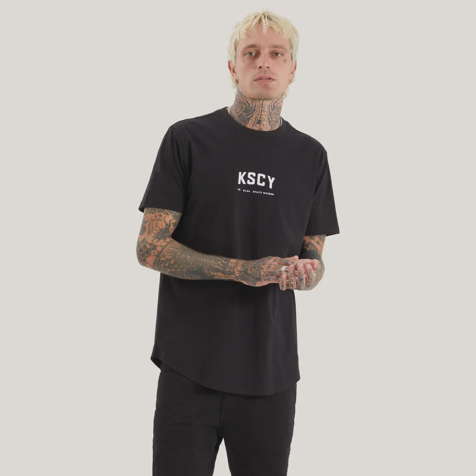 Kiss Chacey Pirton Dual Curved Tee - Jet Black