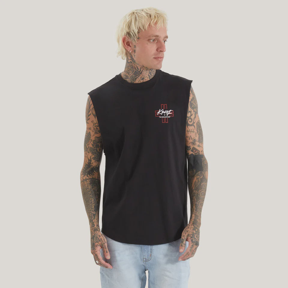 Kiss Chacey Ridgmont Dual Curved Muscle - Jet Black
