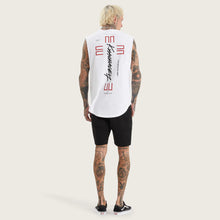 Load image into Gallery viewer, Kiss Chacey Ridgmont Dual Curved Muscle Tank - Optical White
