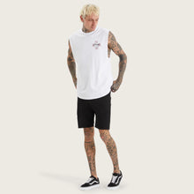 Load image into Gallery viewer, Kiss Chacey Ridgmont Dual Curved Muscle Tank - Optical White
