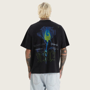 Kiss Chacey Fainted Street Tee - Anthracite Black