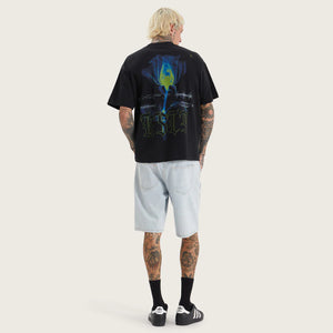 Kiss Chacey Fainted Street Tee - Anthracite Black