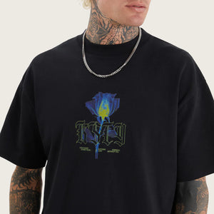 Kiss Chacey Fainted Street Tee - Anthracite Black