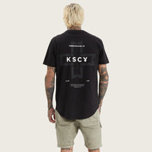 Load image into Gallery viewer, Kiss Chacey Gravel Dual Curved Tee - Jet Black
