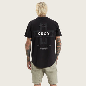 Kiss Chacey Gravel Dual Curved Tee - Jet Black