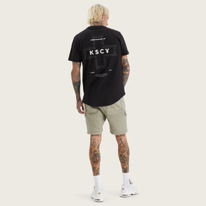 Kiss Chacey Gravel Dual Curved Tee - Jet Black