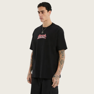 Kiss Chacey Double Box Fit Tee - Jet Black