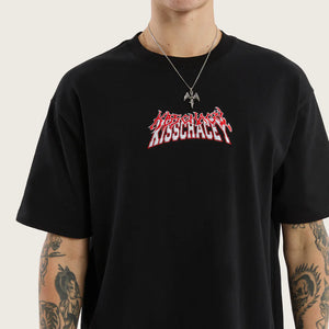 Kiss Chacey Double Box Fit Tee - Jet Black