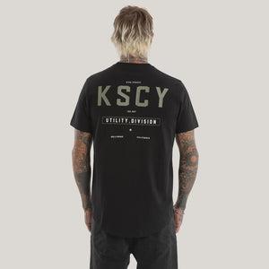 Kiss Chacey Division Dual Curved Tee - Jet Black