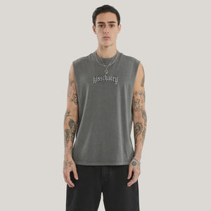 Kiss Chacey Obelisk Relaxed Muscle Tee - Pigment Charcoal